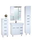 Зеркало-шкаф Bellezza Сиена 80 L белый