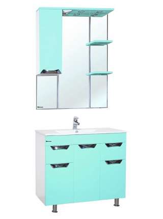 Зеркало-шкаф Bellezza Симона 75 L салатовый