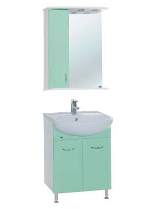 Зеркало-шкаф Bellezza Астра 60 L салатовый