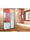 Зеркало-шкаф Bellezza Натали 70 L белый