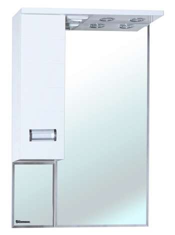 Зеркало-шкаф Bellezza Сиена 60 L белый