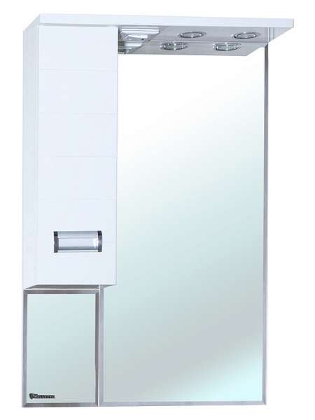Зеркало-шкаф Bellezza Сиена 60 L белый