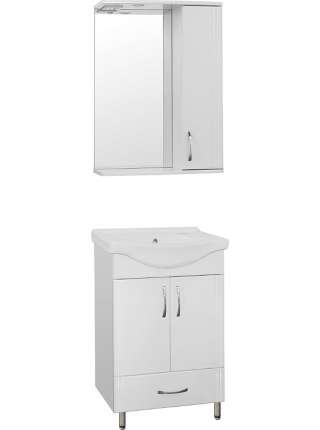 Тумба с раковиной Style Line Эко Стандарт №9/1Б 60 белая