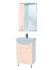 Тумба с раковиной Bellezza Уют 50 с нижним ящиком бежевая