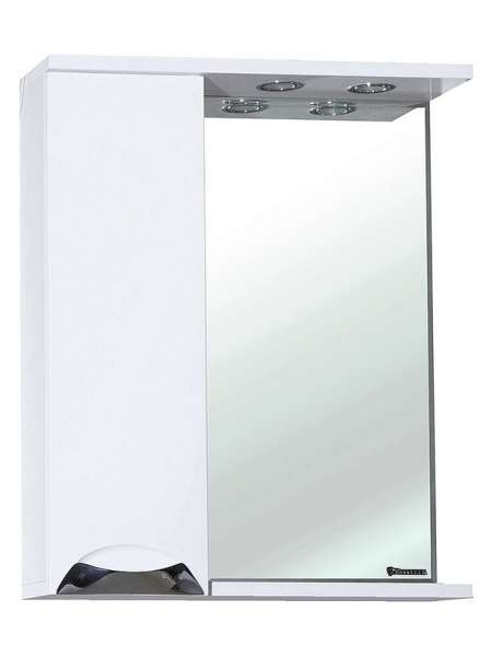 Зеркало-шкаф Bellezza Симона 60 L белый