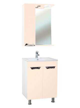 Зеркало-шкаф Bellezza Симона 60 L бежевый