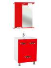Зеркало-шкаф Bellezza Симона 60 L красный