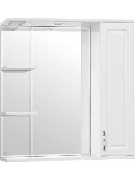 Зеркало-шкаф Style Line Олеандр-2 75/С Люкс, белый