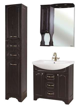 Зеркало-шкаф Bellezza Камелия 75 L венге