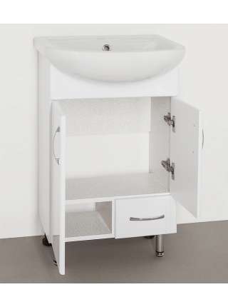 Тумба с раковиной Style Line Эко Стандарт №10 50 белая