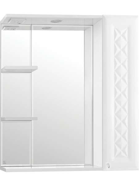 Зеркало-шкаф Style Line Канна 75/С Люкс, белый