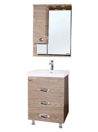 Зеркало-шкаф Bellezza Неаполь 70 L карпатская ель
