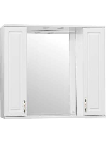 Зеркало-шкаф Style Line Олеандр-2 90/С Люкс, белый