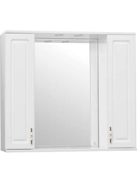 Зеркало-шкаф Style Line Олеандр-2 90/С Люкс, белый