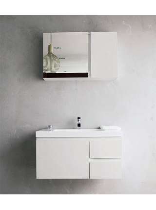 Зеркало-шкаф BelBagno Luce 80 bianco lucido