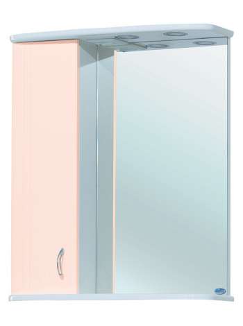 Зеркало-шкаф Bellezza Астра 60 L бежевый