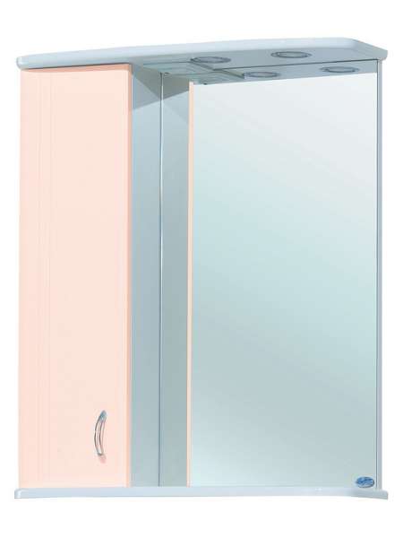 Зеркало-шкаф Bellezza Астра 60 L бежевый
