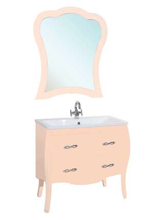 Тумба с раковиной Bellezza Грация 100 бежевая