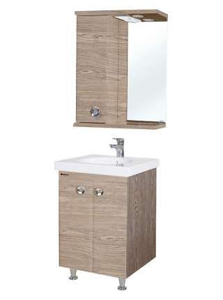 Зеркало-шкаф Bellezza Неаполь 50 L карпатская ель