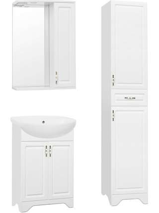 Зеркало-шкаф Style Line Олеандр-2 55/С Люкс, белый
