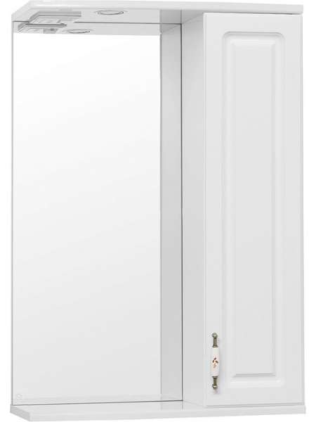 Зеркало-шкаф Style Line Олеандр-2 55/С Люкс, белый