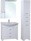 Зеркало-шкаф Bellezza Камелия 85 L белый