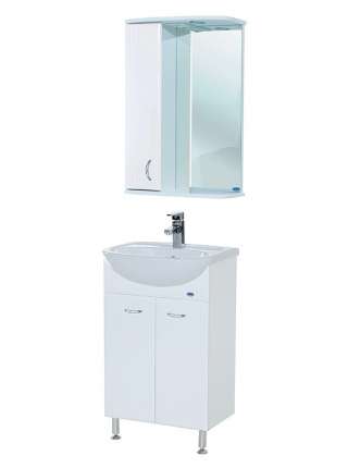 Зеркало-шкаф Bellezza Астра 55 L белый