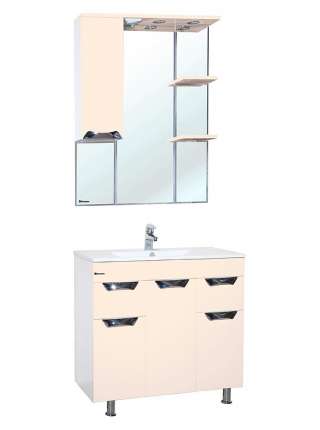 Зеркало-шкаф Bellezza Симона 75 L бежевый