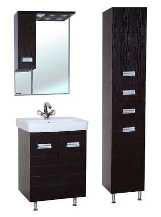 Зеркало-шкаф Bellezza Сиена 60 L венге