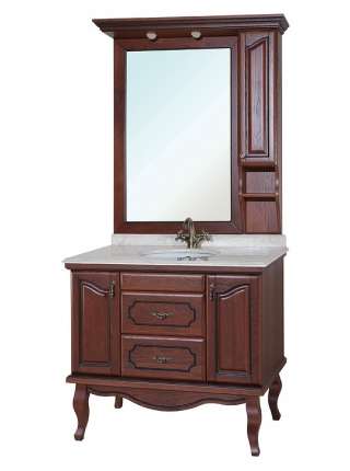 Зеркало-шкаф Bellezza Рим 100 R вишня