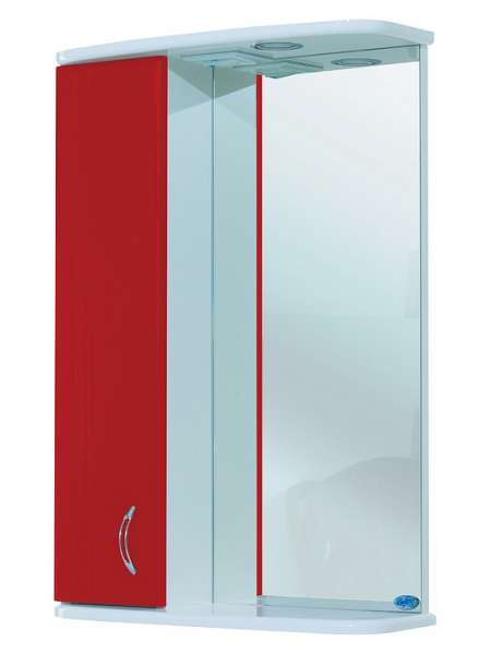 Зеркало-шкаф Bellezza Астра 55 L бордо