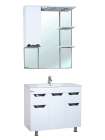 Зеркало-шкаф Bellezza Симона 75 L белый