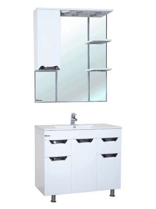Зеркало-шкаф Bellezza Симона 75 L белый