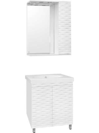 Тумба с раковиной Style Line Папирус 70 Люкс, белая
