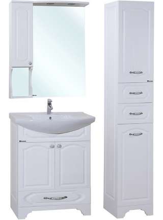 Зеркало-шкаф Bellezza Камелия 65 L белый