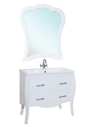Тумба с раковиной Bellezza Грация 100 белая