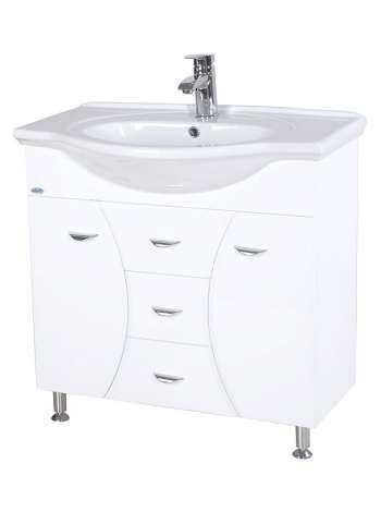 Тумба с раковиной Bellezza Кристи 85 2 ящика