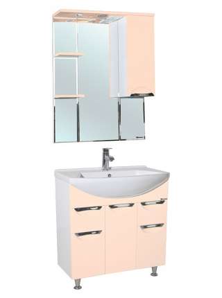 Тумба с раковиной Bellezza Альфа 75 бежевая