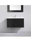 Тумба с раковиной BelBagno Atria 100 nero lucido 2 ящика