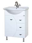 Тумба с раковиной Bellezza Кристи 60 3 ящика