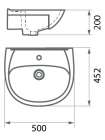 Тумба с раковиной Aqualife Design Чикаго 50